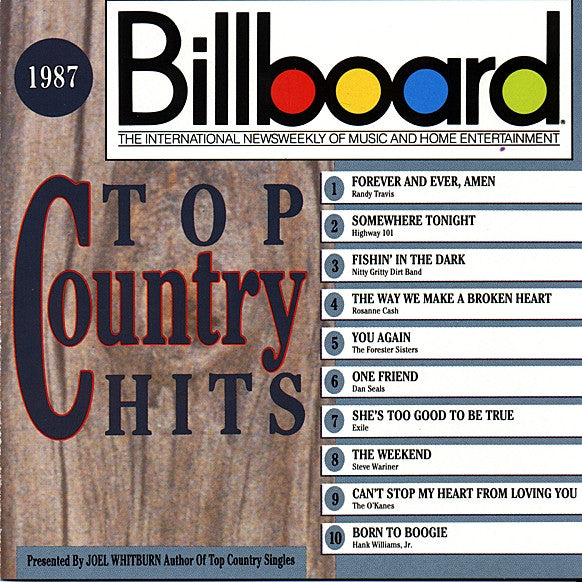 Various : Billboard Top Country Hits - 1987 (CD, Comp)