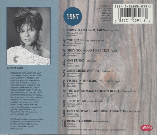 Various : Billboard Top Country Hits - 1987 (CD, Comp)