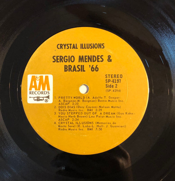 Sérgio Mendes & Brasil '66 : Crystal Illusions (LP, Album, Ter)