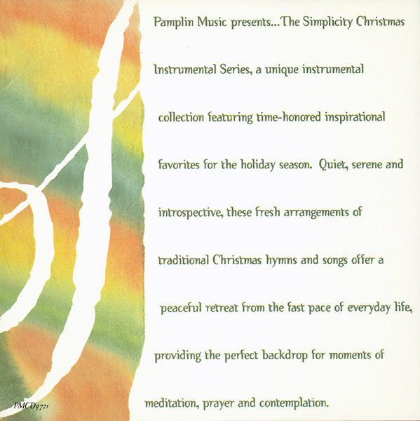 Christine Drescher-Jones, Richard Jones (18) : Simplicity Christmas Volume 4 - Harp & Woodwinds (A Spiritual Instrumental Music Experience) (CD, Album)