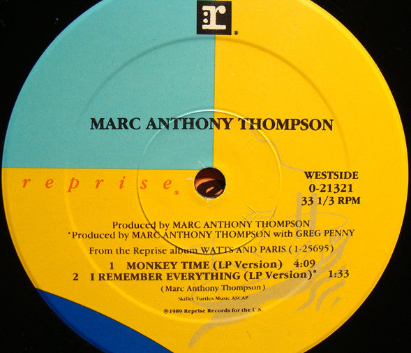 Marc Anthony Thompson : Dog In The Road (Of Life) (12", Single)