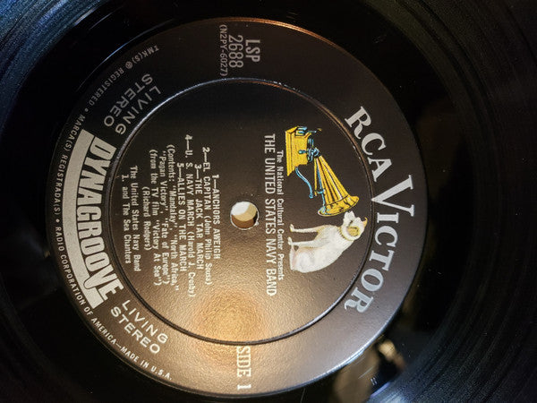 U.S. Navy Band And U.S. Navy Sea Chanters : John F. Kennedy Center For The Performing Arts Presents The United States Navy Band And The Sea Chanters (LP, Album)