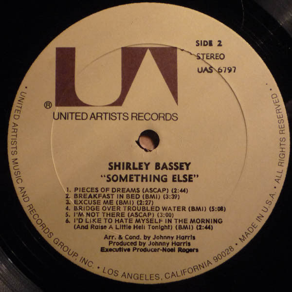 Shirley Bassey : Something Else (LP, Album)