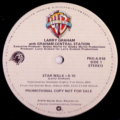 Graham Central Station : Star Walk (12", Promo)