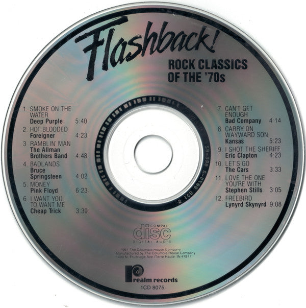 Various : Flashback! Rock Classics Of The '70s (CD, Comp, Club)