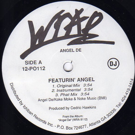 Angel De : Featurin' Angel (12", Promo)