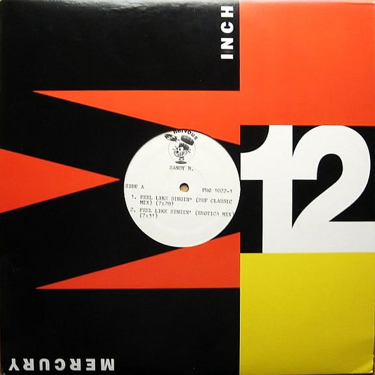Sandy B : Feel Like Singin' (12", Promo)