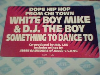 White Boy Mike & DJ The Boy : Something To Dance To (12", Promo)