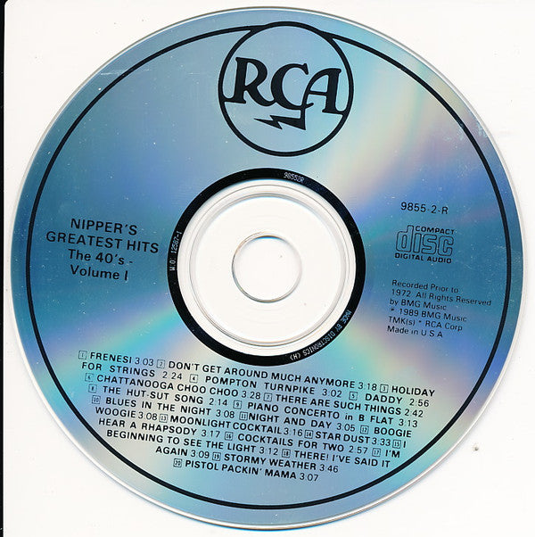 Various : Nipper's Greatest Hits - The 40's Volume 2 (CD, Comp)