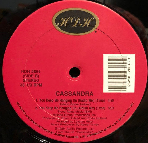 Cassandra (7) : You Keep Me Hanging On (12")