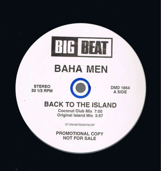 Baha Men : Back To The Island (12", Promo)