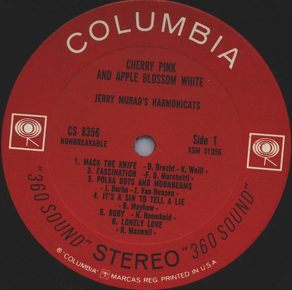 Jerry Murad's Harmonicats : Cherry Pink And Apple Blossom White (LP, Album)