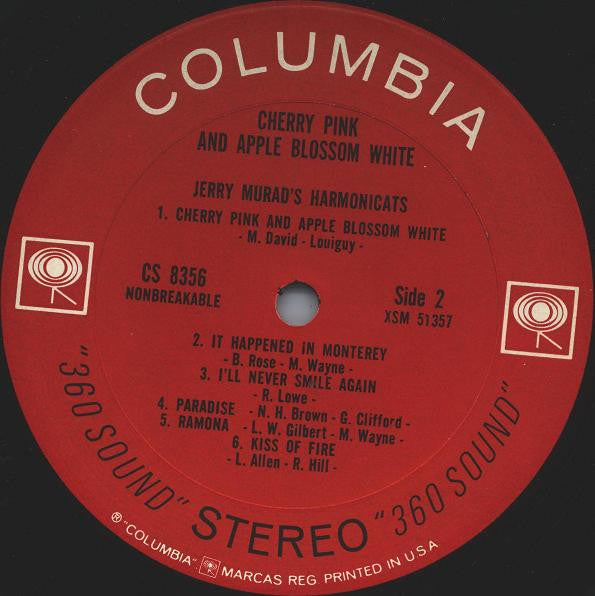 Jerry Murad's Harmonicats : Cherry Pink And Apple Blossom White (LP, Album)
