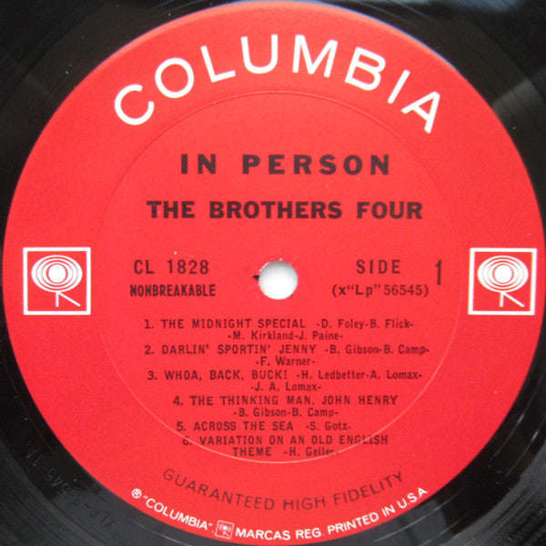 The Brothers Four : In Person (LP, Mono)