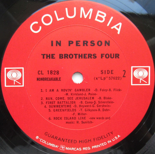 The Brothers Four : In Person (LP, Mono)