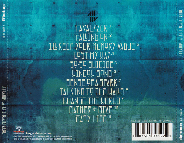 Finger Eleven : Them Vs. You Vs. Me (CD, Album)