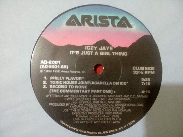 Icey Jaye : It's Just A Girl Thing (12")