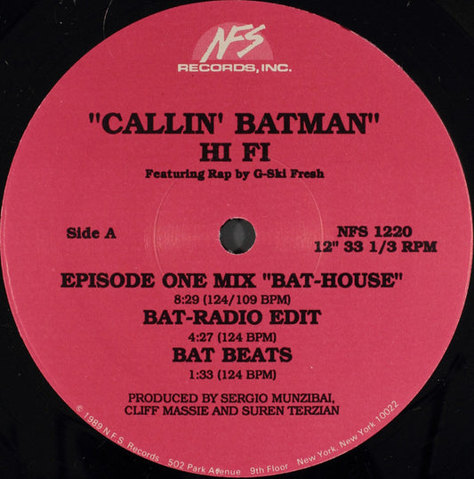 Hi Fi : Callin' Batman (12")