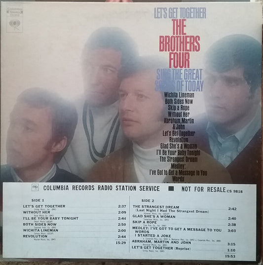 The Brothers Four : Let's Get Together (LP, Album)