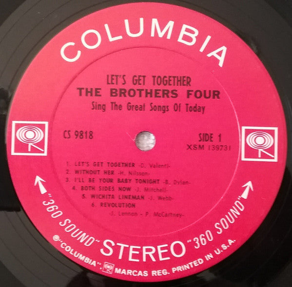 The Brothers Four : Let's Get Together (LP, Album)