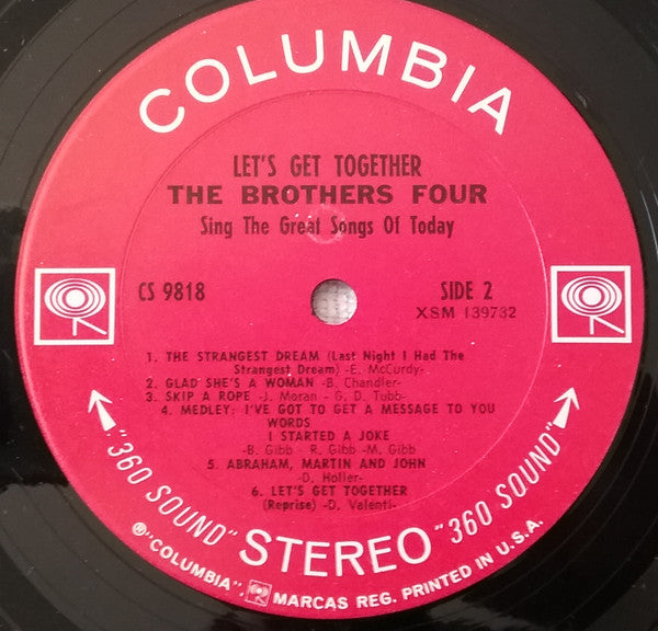 The Brothers Four : Let's Get Together (LP, Album)