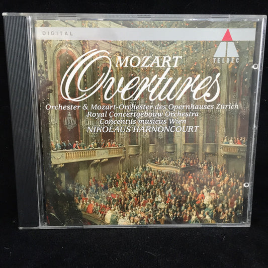 Wolfgang Amadeus Mozart - Concertgebouworkest, Zurich Opera Orchestra, Mozartorchester Des Opernhauses Zürich, Concentus Musicus Wien, Nikolaus Harnoncourt : Overtures (CD, Comp)