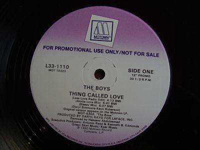 The Boys : Thing Called Love (12", Single, Promo)