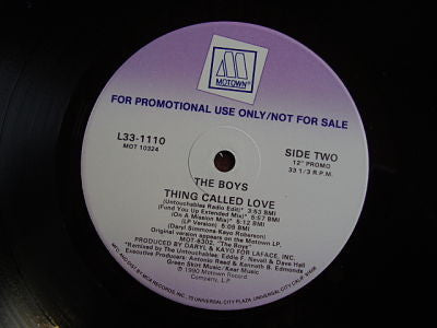 The Boys : Thing Called Love (12", Single, Promo)