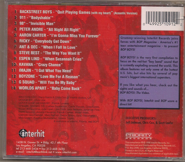 Various : Bop Boys! (CD, Comp)