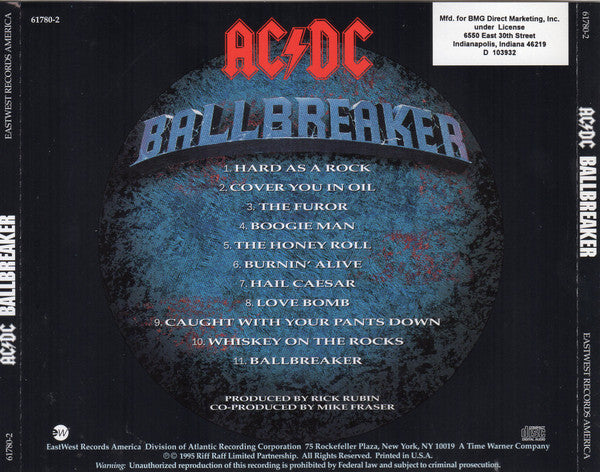 AC/DC : Ballbreaker (CD, Album, Club)