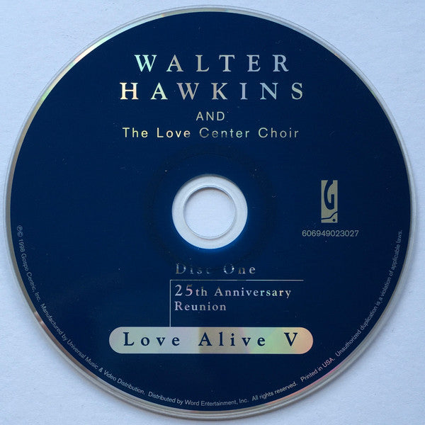 Walter Hawkins And The Love Center Choir : Love Alive V (25th Anniversary Reunion) (2xHDCD, Album)