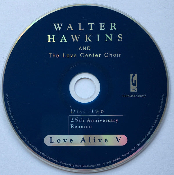 Walter Hawkins And The Love Center Choir : Love Alive V (25th Anniversary Reunion) (2xHDCD, Album)