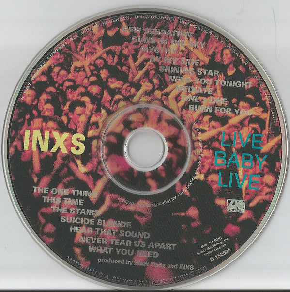 INXS : Live Baby Live (CD, Album, Club)