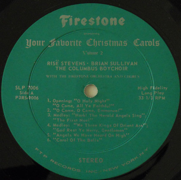 Various : Your Favorite Christmas Carols, Vol. 2 (LP)
