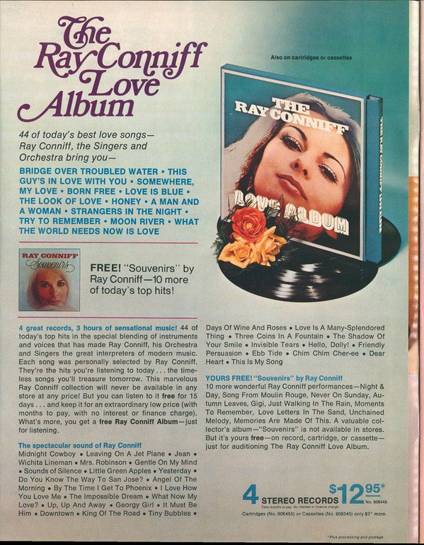 Ray Conniff : The Ray Conniff Love Album (4xLP, Comp)