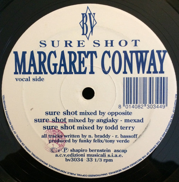 Margaret Conway : Sure Shot (12")