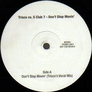 Trisco Vs. S Club 7 : Don't Stop Movin' (12", Promo)