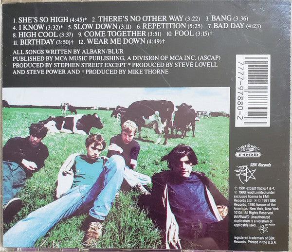 Blur : Leisure (CD, Album, RE)