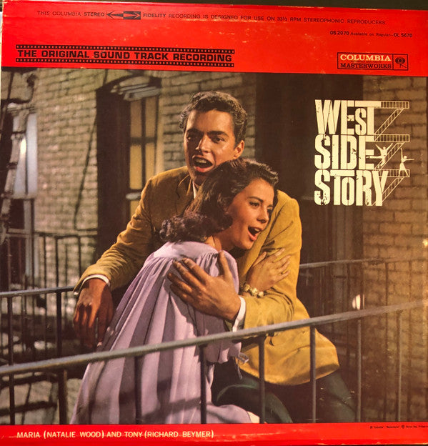Leonard Bernstein : West Side Story (The Original Sound Track Recording) (LP, Album, RP, Pit)