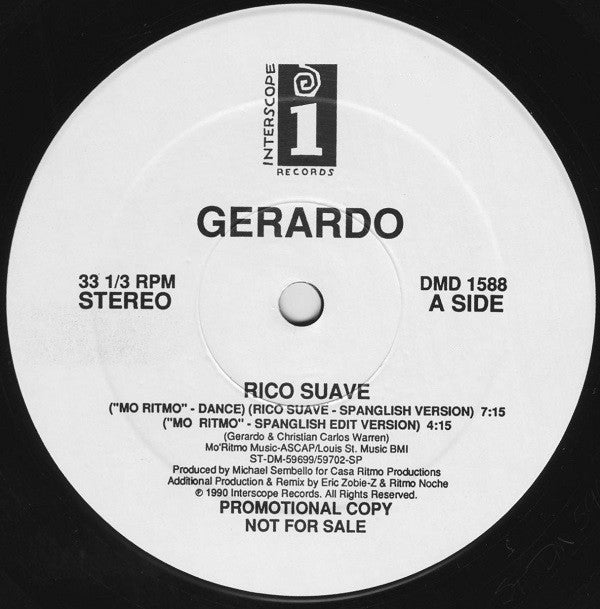 Gerardo : Rico Suave (12", Promo)