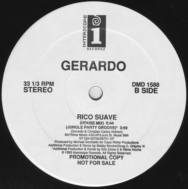 Gerardo : Rico Suave (12", Promo)