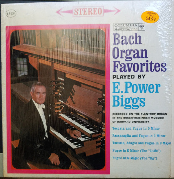 Johann Sebastian Bach : E. Power Biggs : Bach Organ Favorites (LP, Album, RE)