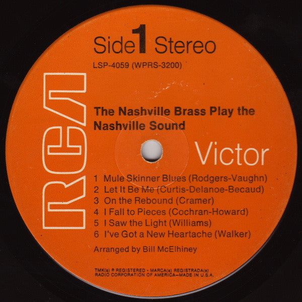 Danny Davis & The Nashville Brass : The Nashville Brass Play The Nashville Sound (LP, Album)