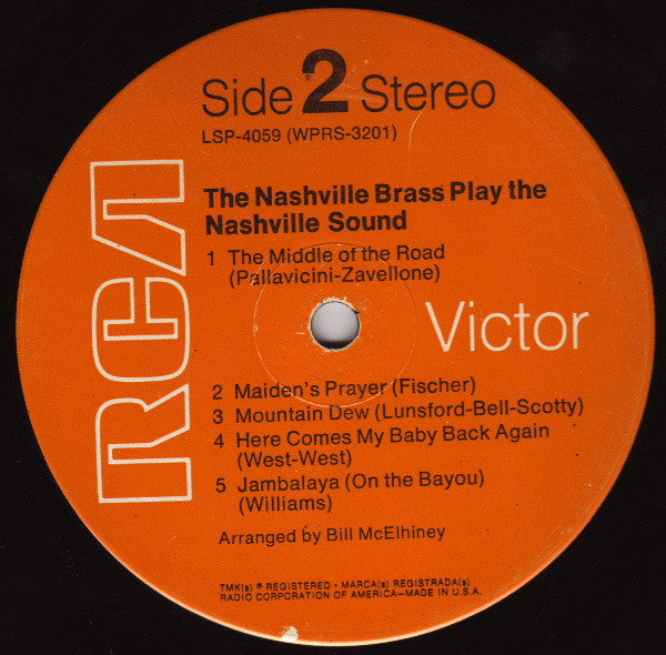 Danny Davis & The Nashville Brass : The Nashville Brass Play The Nashville Sound (LP, Album)