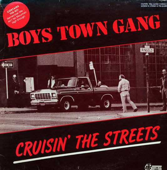 Boys Town Gang : Cruisin' The Streets (LP, Album, RE)
