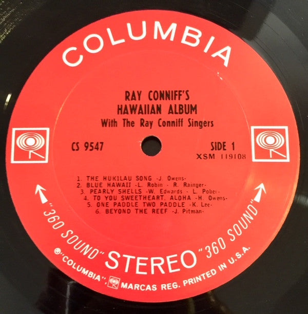 Ray Conniff With Ray Conniff And The Singers : Ray Conniff's Hawaiian Album (LP, Album)