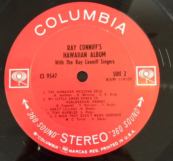 Ray Conniff With Ray Conniff And The Singers : Ray Conniff's Hawaiian Album (LP, Album)