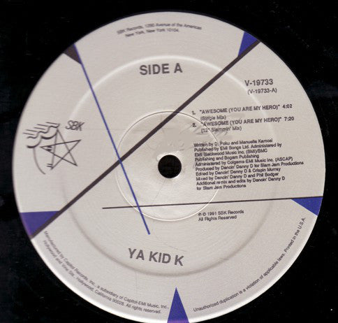 Ya Kid K : Awesome (You Are My Hero) (12")