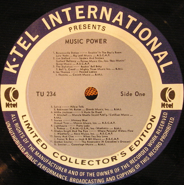 Various : Music Power (LP, Comp, Ltd)
