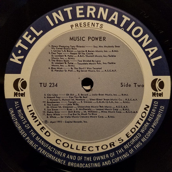Various : Music Power (LP, Comp, Ltd)